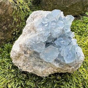 Celestite Geode Cluster Specimen ~ Madagascar