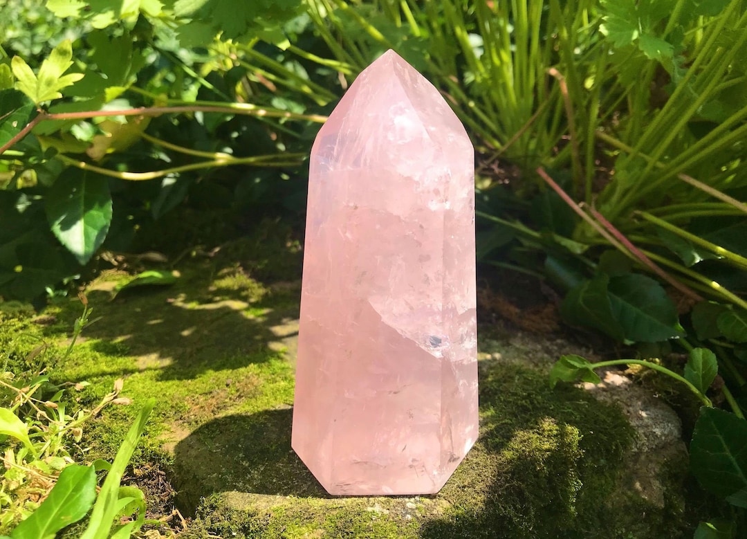 Large Gemmy Rose Quartz Tower Generator Point High Quality ~ Brazil ...