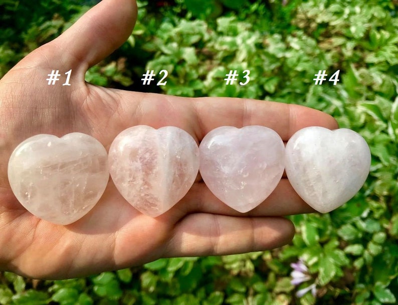 Rose Quartz hearts