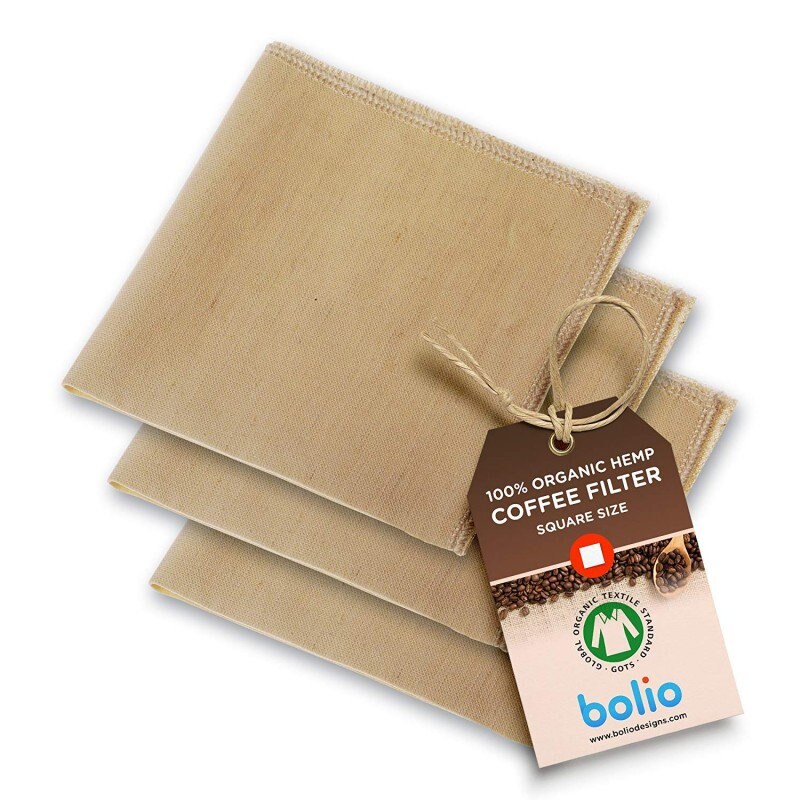 Bolio Organic Hemp Coffee Filter Square Etsy