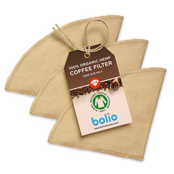 Bolio - Organic Hemp Coffee Filter #4