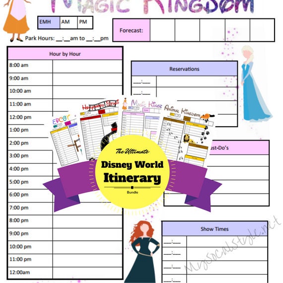Planning Your Day at <strong>Disney World</strong> With Kids - <strong>MiniTime</strong> Disney world itinerary template