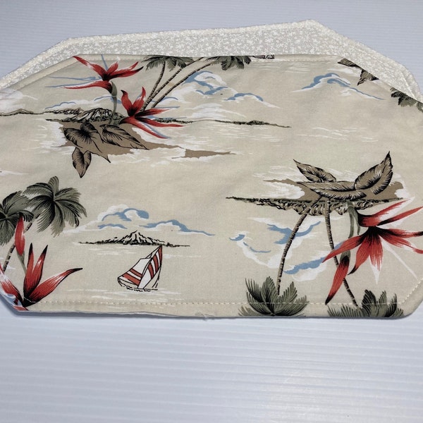 Palm Tree Placemats Etsy