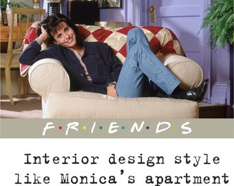 Diseño de interiores inspirado en Friends (archivos digitales)