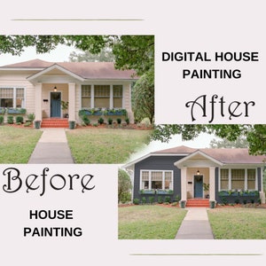 Digital House Painting, Exterior Color Schemes, Exterior painting image 1