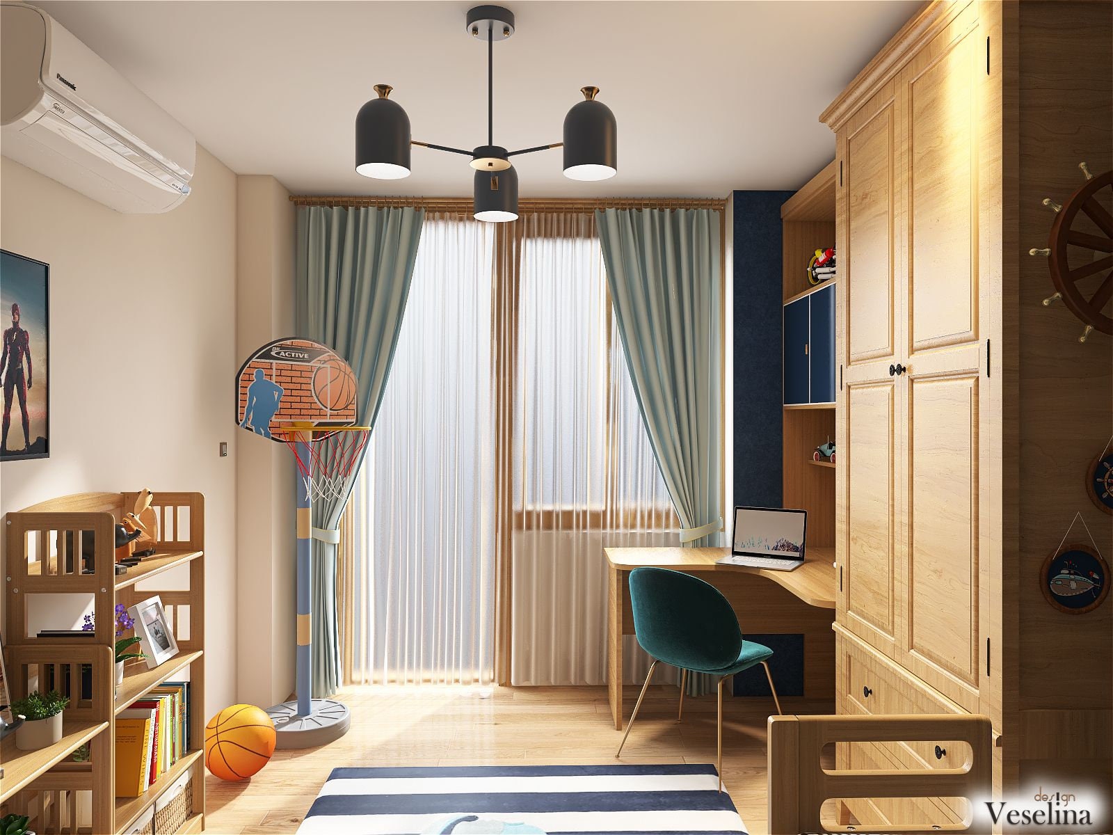 Custom Nursery Interior Design, 3D Room Rendering - Etsy