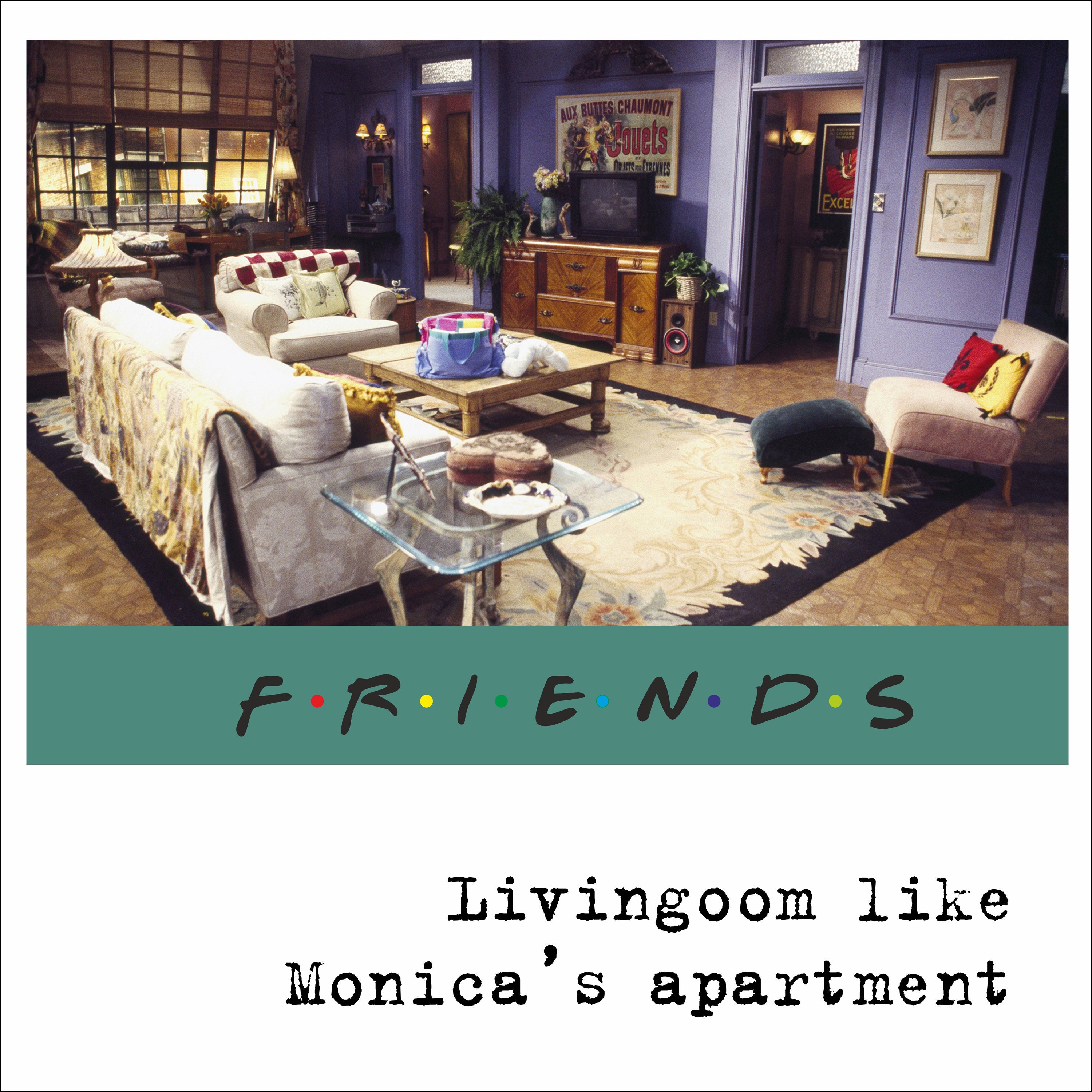 Friends Inspired Home Interior Design (digital Files) - Etsy