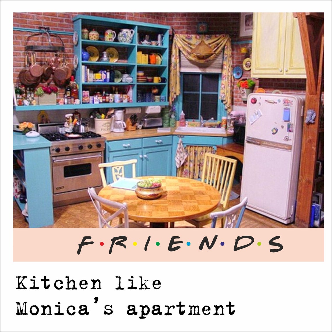 Friends Inspired Home Interior Design (digital Files) - Etsy