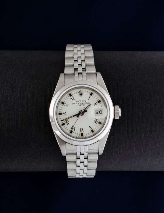 Authentic 1985 Ladies Stainless Steel Rolex Watch