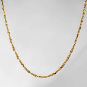 14k Yellow Gold Fancy Link Necklace