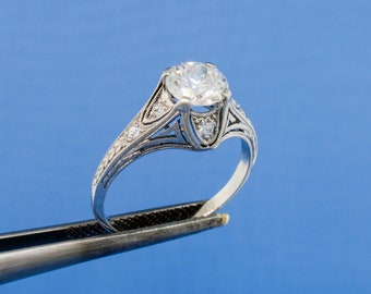 Vintage Diamant-Verlobungsring