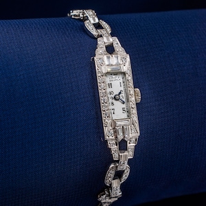 Platinum Empire Geneva Diamond Watch