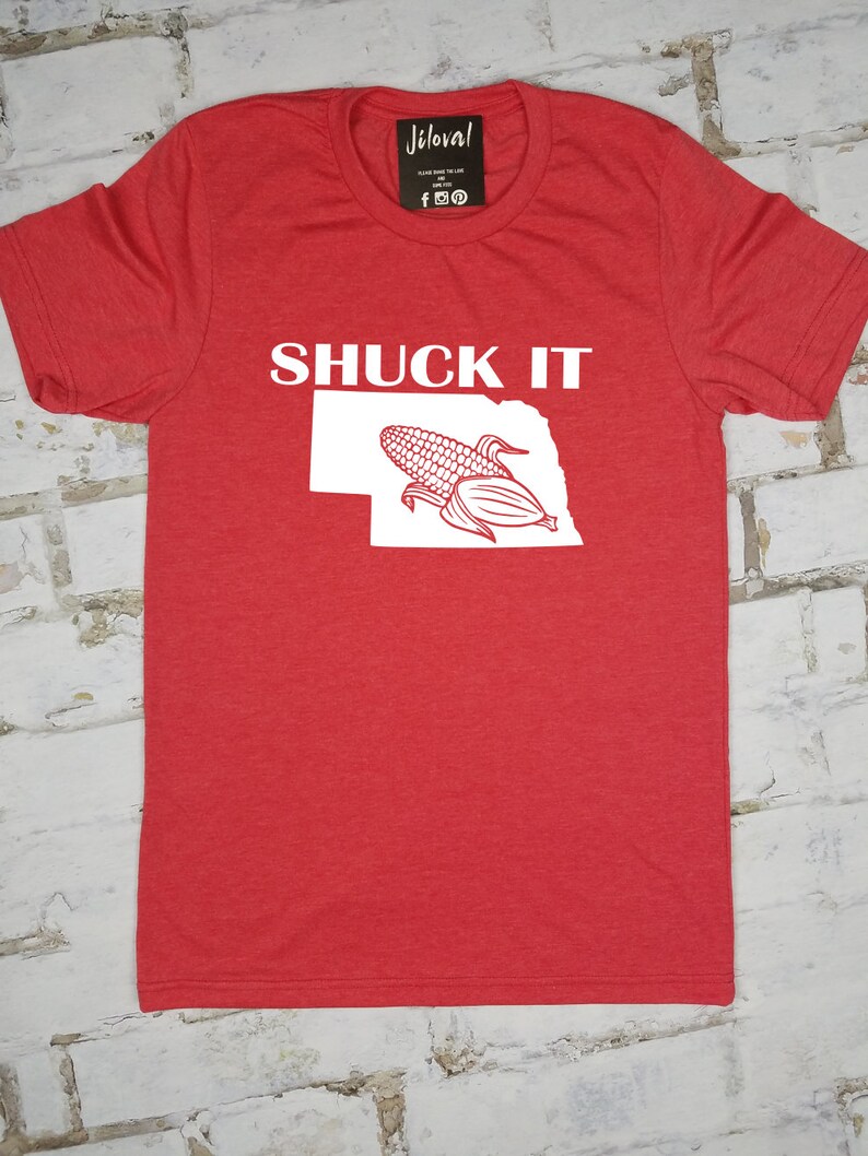 Shuck It Nebraska Corn Shirt Corn Farmer Tees Gift for Etsy
