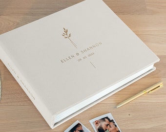 Wedding Guest Book Alternative, Instax Mini Album, Wedding Photo Album for all Instant Films, Photo Booth Book for all Size Photos