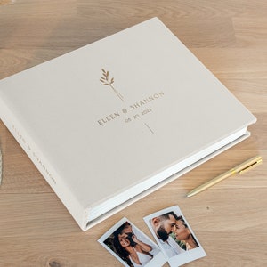 Wedding Guest Book Alternative, Instax Mini Album, Wedding Photo Album for all Instant Films, Photo Booth Book for all Size Photos