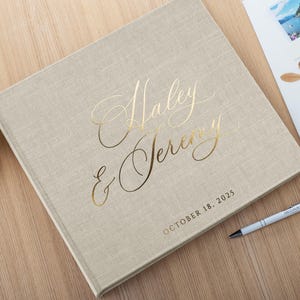 12x12 Personalized Scrapbook Album | Rustic Family Memory Album | Vintage Travel Scrapbook | Custom Screw-Bound Album | Scrapbook Gift