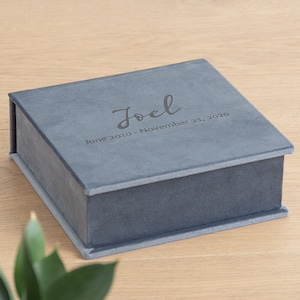 Personalized Keepsake Box | Custom Size Memory Box for Scrapbooks, Photo Albums, or Gifts | Handmade Storage Box for Special Occasions