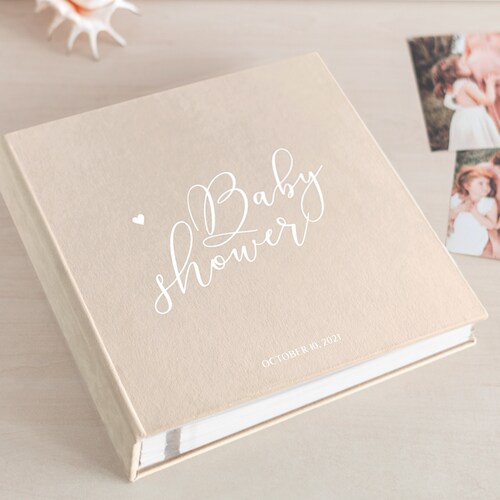 ZEEYUAN Photo Albums Denim Style DIY Memory Scrapbook with Protective Film Scrapbook Photo Album Family Self Adhesive Book for Wedding Baby Travel Photos 