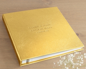 Golden Wedding Anniversary Photo Album, Large Self-adhesive Scrapbook Album