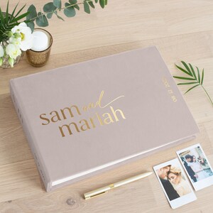 Wedding Guest Book Alternative, Instax Mini Album, Wedding Photo Album for all Instant Films, Photo Booth Book for all Size Photos