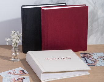 3 Wedding Photo Albums With Sleeves for up to 3000 4x6 Photos, Large Velvet  Slip in Gift Books Slipcase Hand Made in Europe by Arcoalbum 