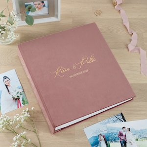 Personalized Leather Photo Album With Sleeves /for 550-880 4x6 Photos/our  Adventure Book/custom Wedding Scrapbook/family Travel Photo Album 