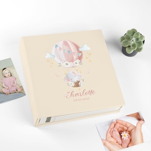Selbstklebendes Baby Fotoalbum, Baby Erinnerungsbuch, UV gedrucktes Baby Jungen Mädchen Sammelalbum