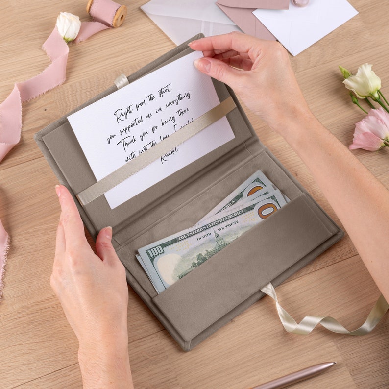 Personalized Money Envelope Wedding Money Envelope Velvet Etsy