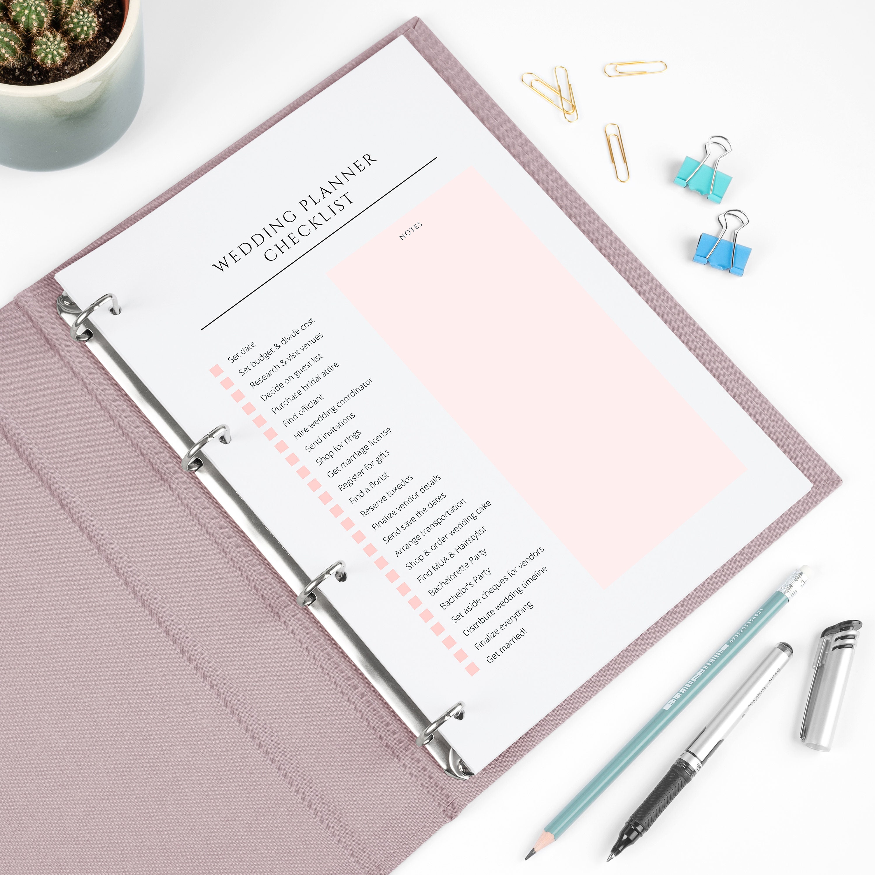 Wedding Planner Book, Luxury Wedding Planer Ring Binder, Hand Made Wedding  Planner and Organizer, Personalized A4 and US Letter Ring Binder 