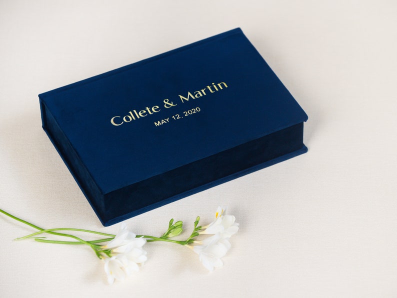 Velvet Clamshell Box Photo Album Box Blush Pink Keepsake Etsy UK