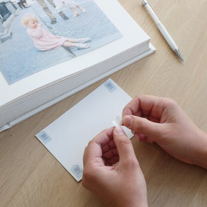 Henzo Photo Splits to Glue Photos on Photo Album, Photo Corners for Traditional Photo Albums and Wedding Guest Books image 3