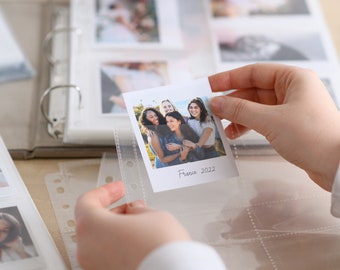 ADD ONS - Sleeves for Photo Albums and Ring Binders | Sleeves for Fujifilm Instax Mini, Square, Wide, Kodak Zink, Smile, Canon etc. Photos