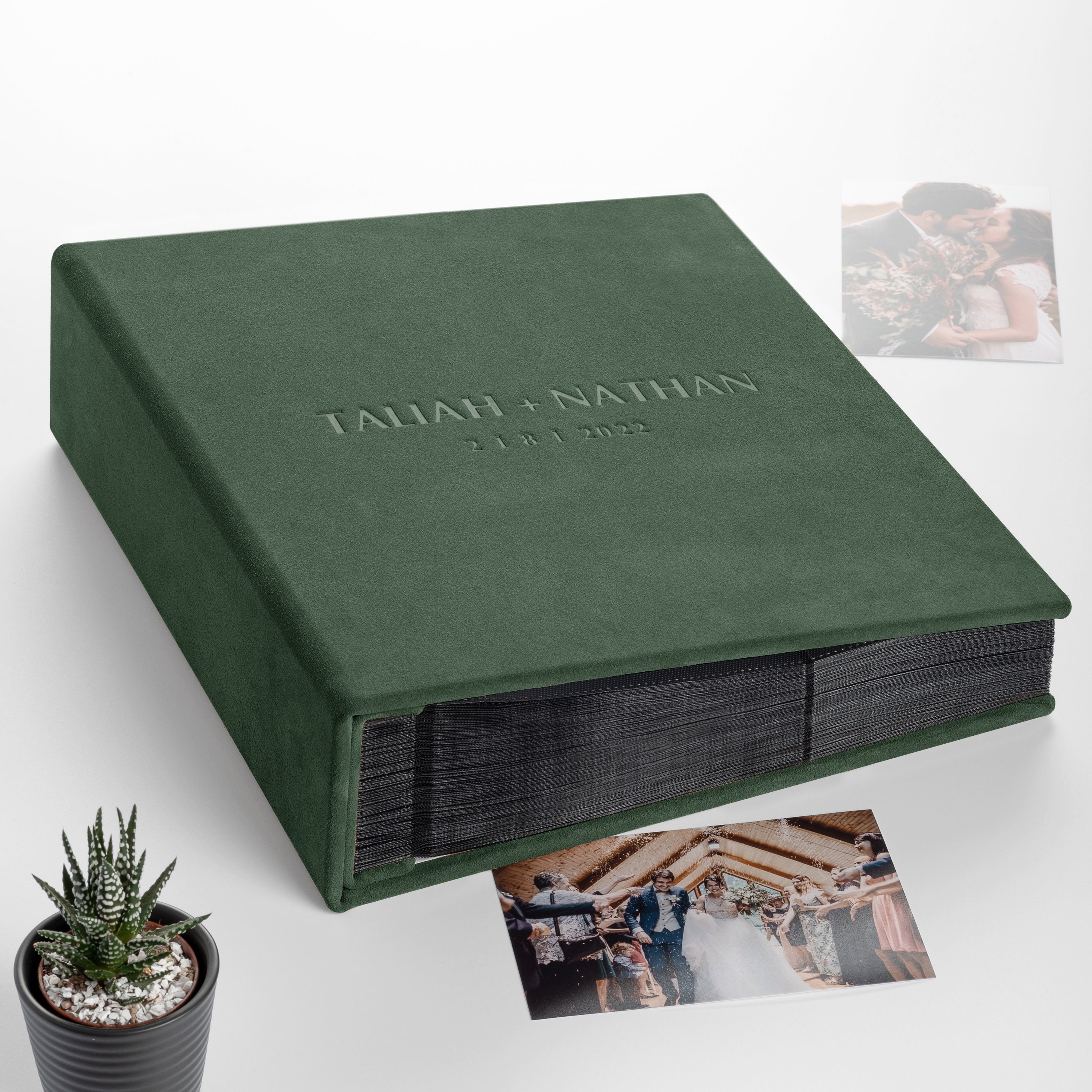 Wedding Photo Album with Sleeves for 4x6 Photos, Large Slip In Photo Album for 100-1000 Photos, Unique Photo Album Made of Macau Soft