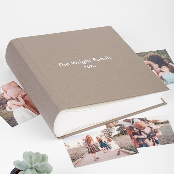 Wedding Anniversary Photo Album, Personalized Family Photo Album, Custom  Travel Photo Album, Large Scrapbook Album, Hand Made by Arcoalbum 