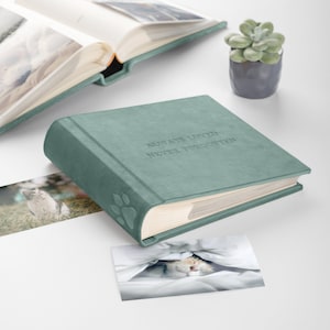 Slip in Photo Album for 200 4x6, 5x7 Photos, Personalised Photo Album With  Sleeves, Embossed Velvet Album 