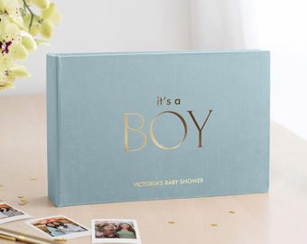Instax Baby Shower Guest Book, Baby Boy Memory Book, Baby Girl Scrapbook Album, Guest Book Alternative Baby  Shower