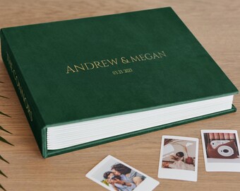 Wedding Sign In Photo Album | Personalized Guest Book for all Instant Photo Sizes | Instax Mini Album | Photo Booth Book for 2x6, 4x6 Photos