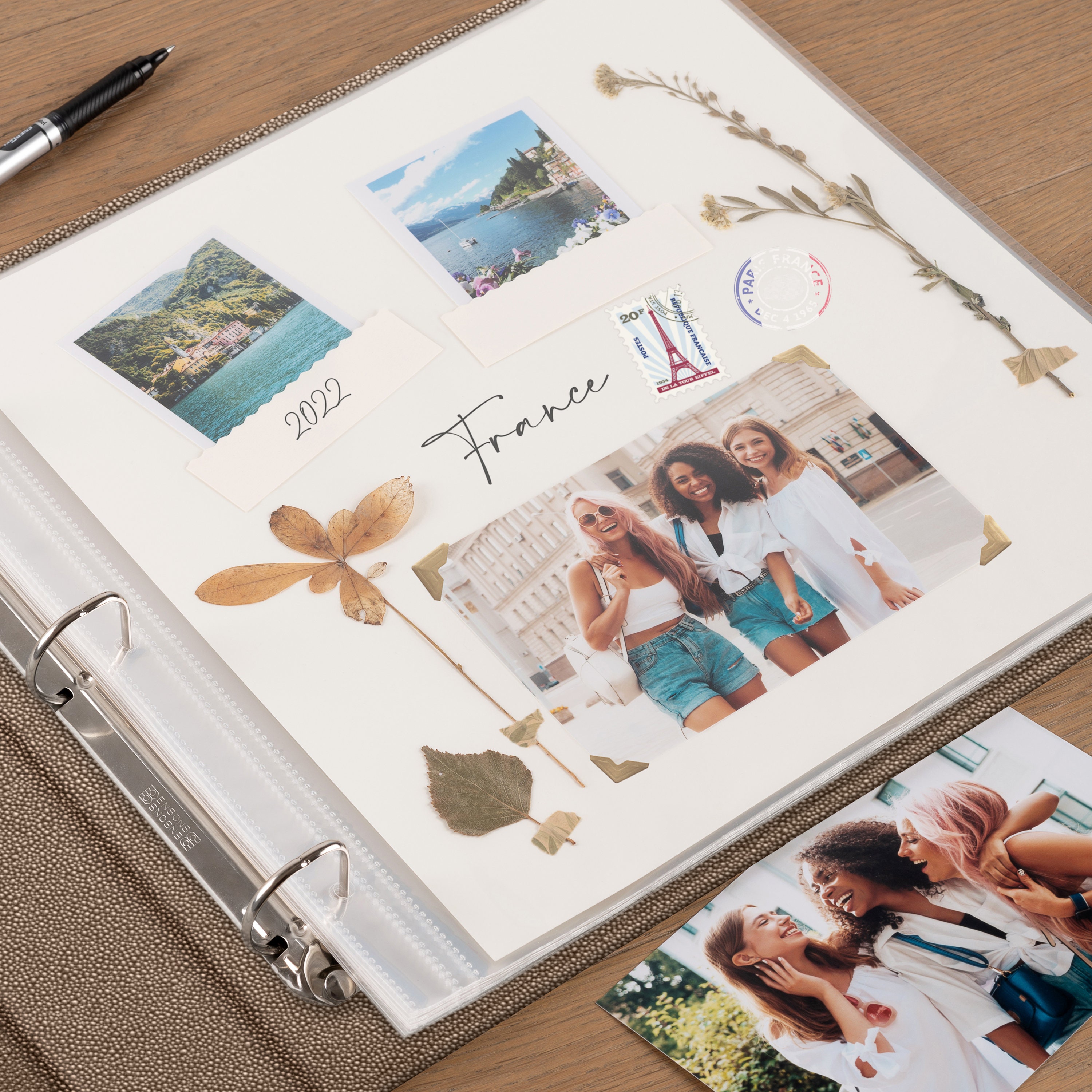 Raika RM 133 Tan Magnetic Photo Album - Tan