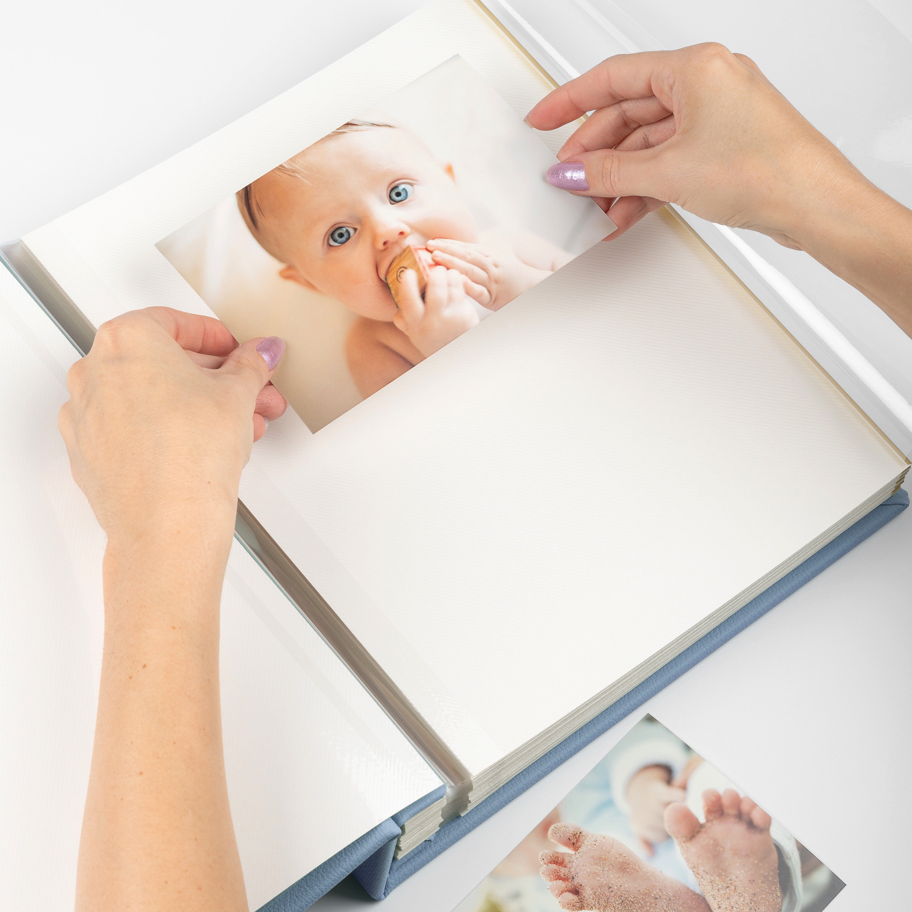 Self-adhesive Baby Photo Album, Baby Memory Book, UV Printed Baby