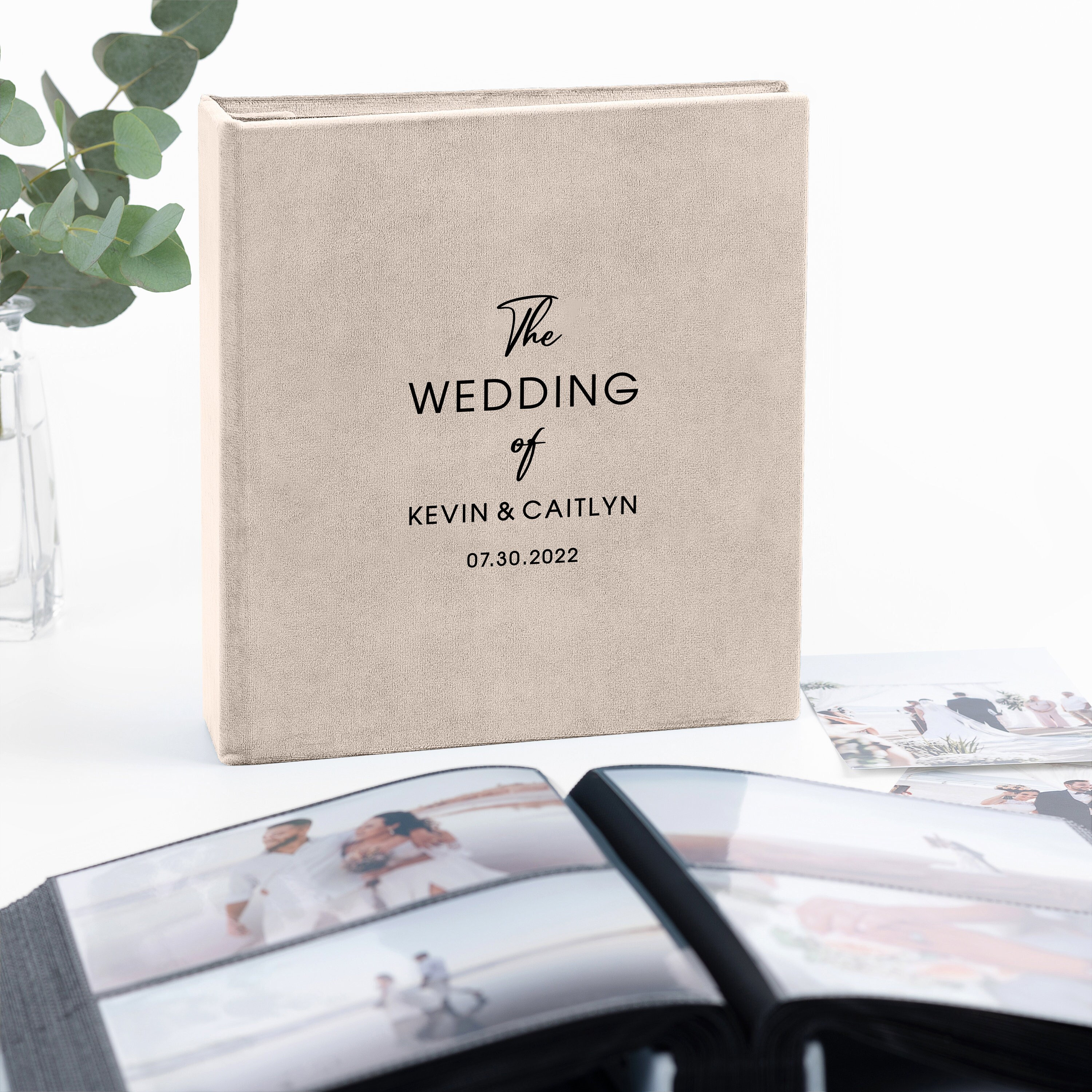 Wedding Photo Album With Sleeves for 40-400 4x6 or 5x7 Photos