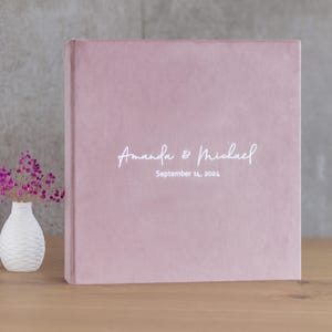 Album autocollant en velours, album photo de mariage, grand album photo de voyage, album de scrapbooking d'anniversaire