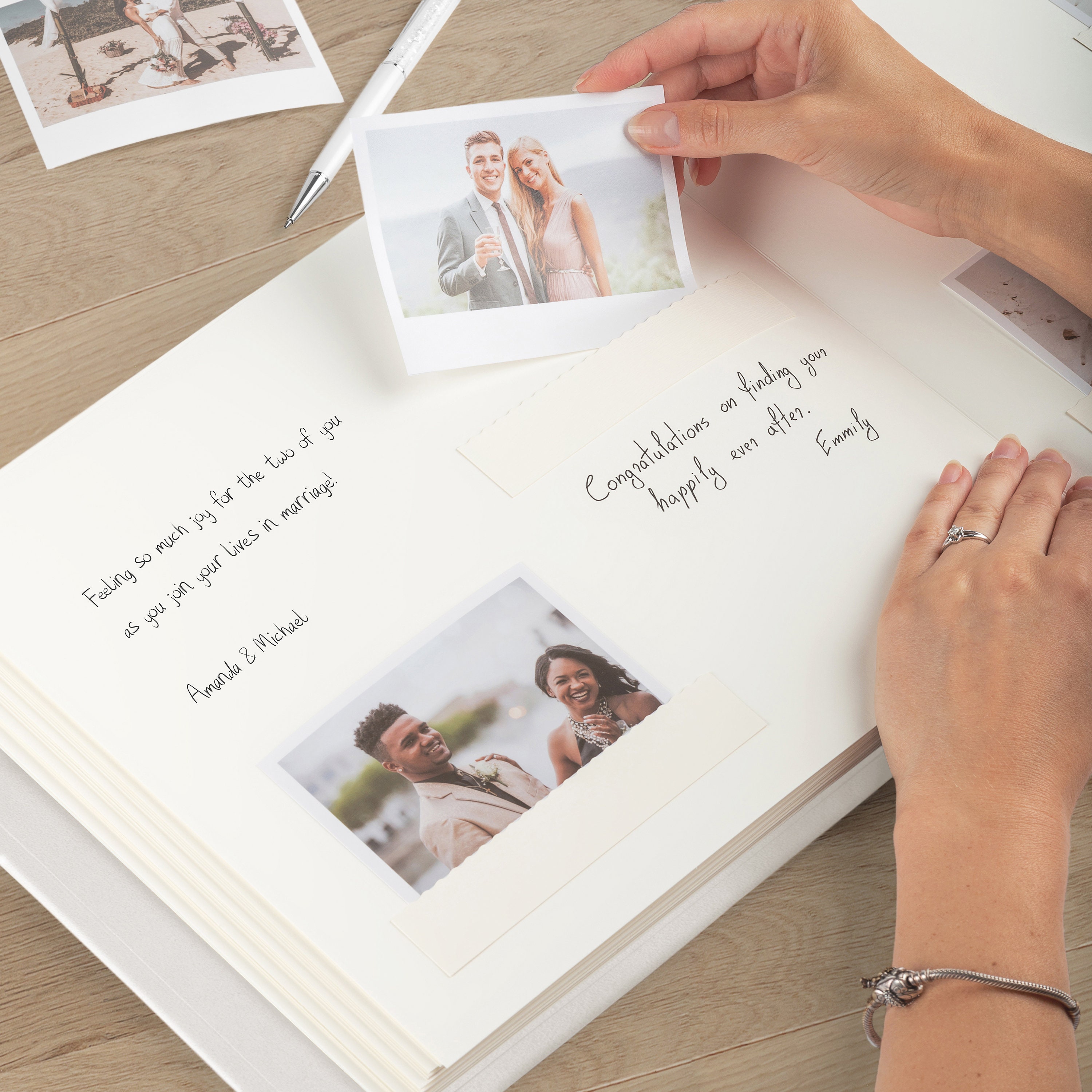 Personalized Instax Guest Book Polaroid Photo Album for Couple