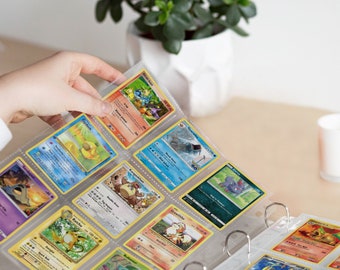 Sammelkarten-Sammelbuch, Sammelalbum für Pokemon und andere Spielkarten,  Kartensammler-Buch Für bis zu 900 Karten Handgefertigt in Europa -   Österreich