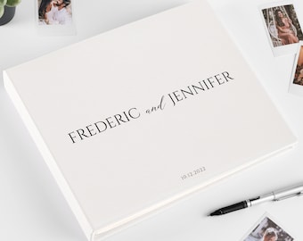 Wedding Guest Book Alternative | Personalized Wedding Photo Album for all Instant Photo Sizes | Custom Photo Booth Book for 2x6 & 4x6 Photos