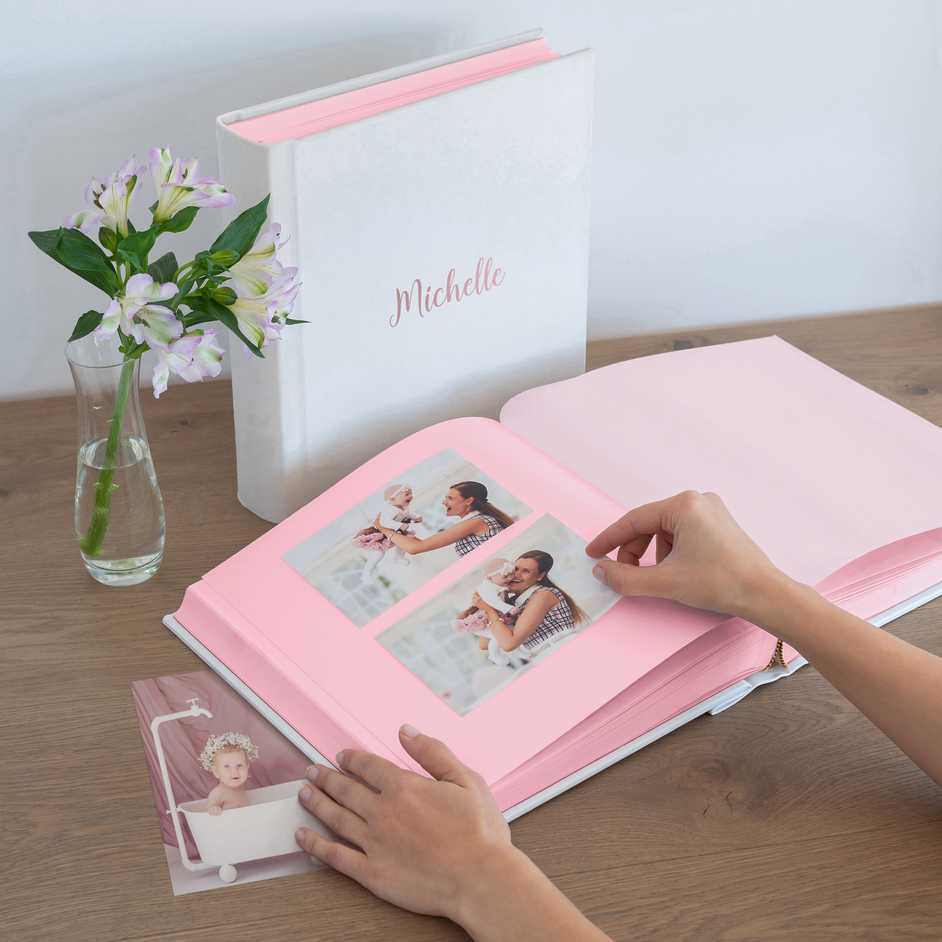 Baby-Pink SCRAPBOOK PHOTO BOX keepsake album by Pioneer® - Picture Frames,  Photo Albums, Personalized and Engraved Digital Photo Gifts - SendAFrame