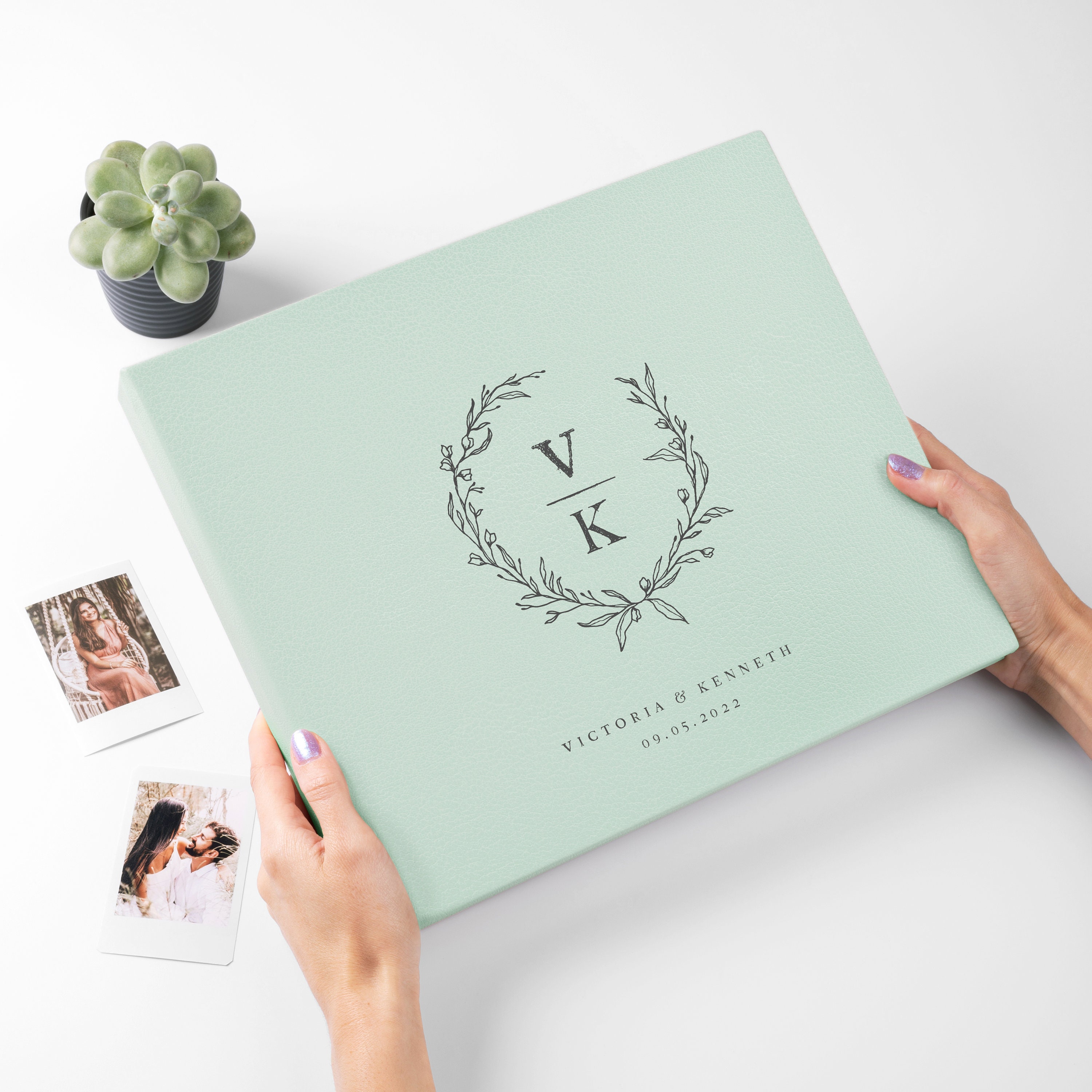 Wedding Guest Book, Instax Photo Album, Sign in Book for All Instant Film  Sizes Mini Wide Square 4x6 2x6 Etc, Personalized Photo Booth Book 