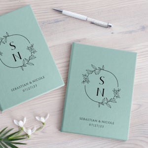 Wedding Vow Books, Hard Cover Vow Books, Best Seller Wedding Gift, Custom Personalized His and Her Vow Books, Hand Made Wedding Vow Booklets