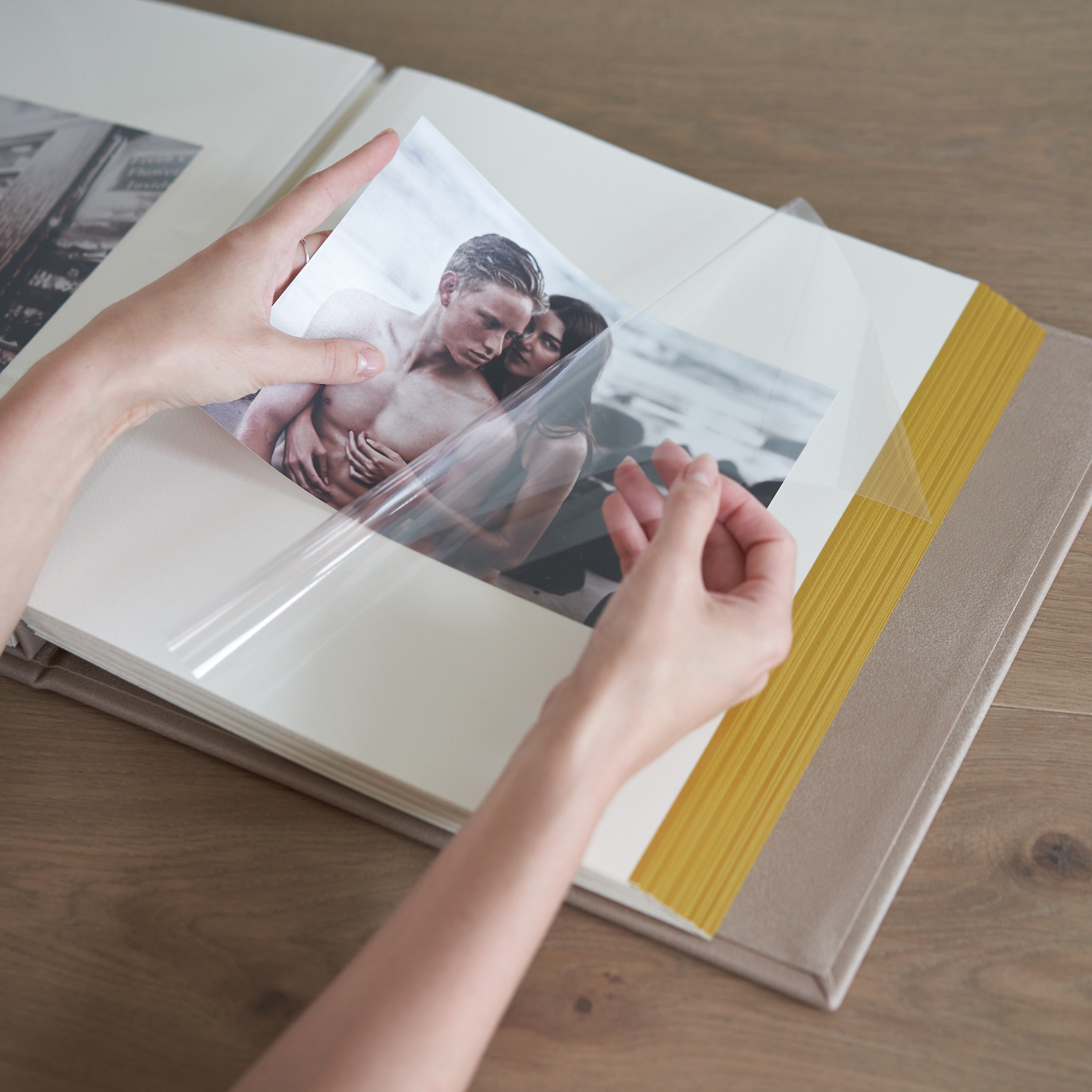 2 Self Adhesive Photo Albums Slipcase Two Personalized Wedding