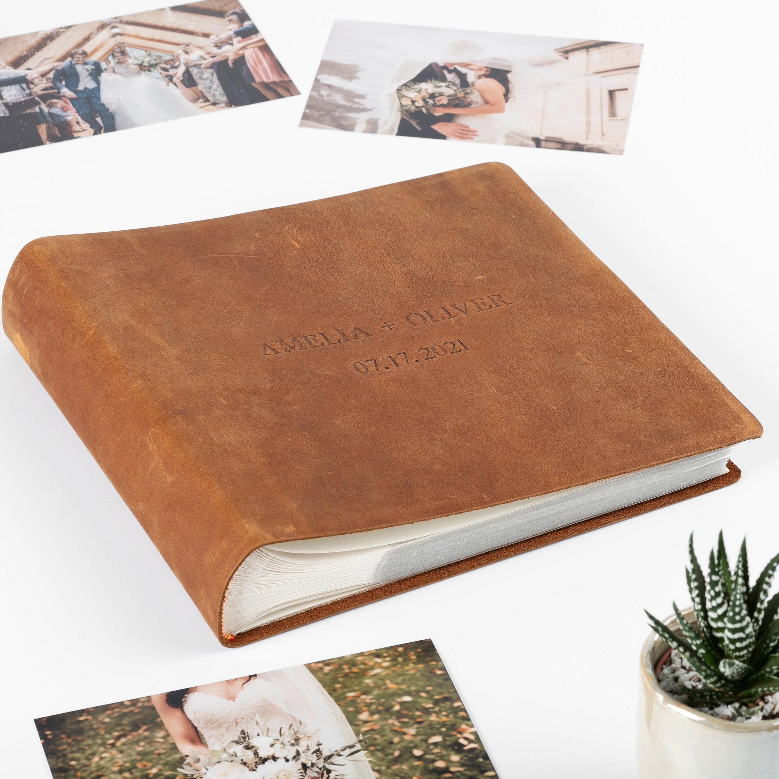 Slip in Photo Album for 200 4x6 or 5x7 Photos, Personalised Velvet Photo  Album With Sleeves 