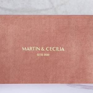 Wedding Guest Book Alternative, Velvet Wedding Photo Album for All Instant Film Sizes Mini Wide Square 4x6 2x6 etc.